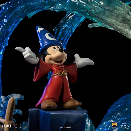 (Pre-Order) Iron Studios Disney Fantasia Sorcerer's Apprentice Mickey Deluxe Art Scale Limited Edition 1:10 Statue