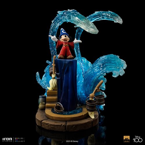 (Pre-Order) Iron Studios Disney Fantasia Sorcerer's Apprentice Mickey Deluxe Art Scale Limited Edition 1:10 Statue