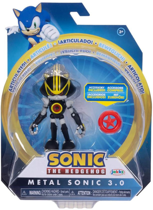 Jakks Sonic 4" Inch Articulated Figure Metal Sonic 3.0 Wave 16