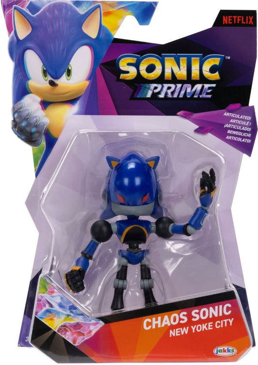 Jakks Netflix Sonic Prime Chaos Sonic New Yoke City 5” Inch Figure