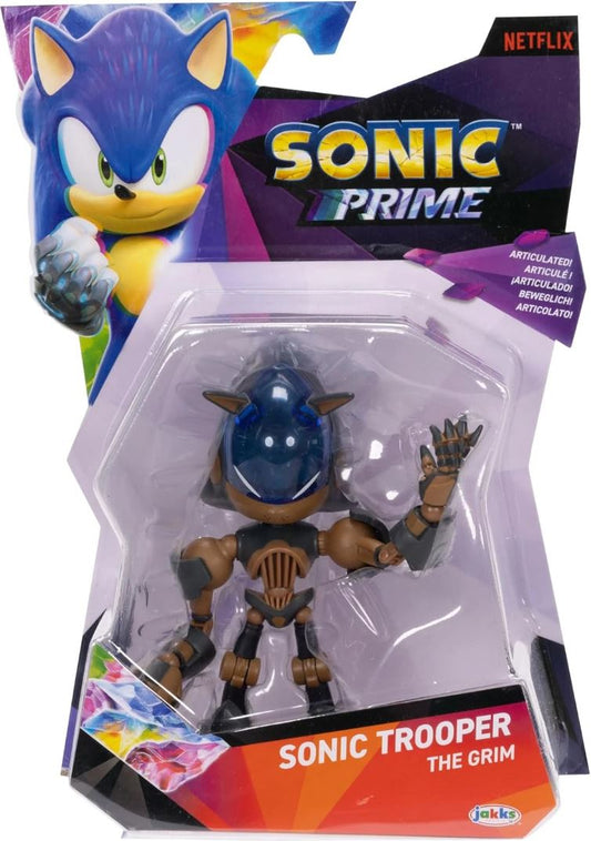 Jakks Netflix Sonic Prime Sonic Trooper The Grim 5” Inch Figure