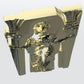 (Pre-Order) Jesus Christ King of Mankind Death of No Deity 3D Solid Gold Print
