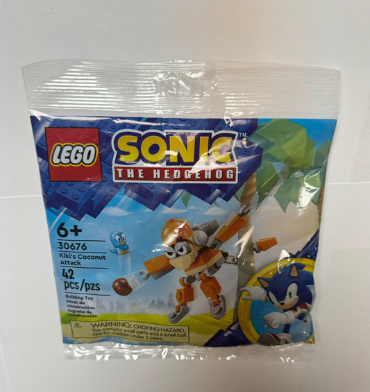 Sonic The Hedgehog Kiki's Coconut Attack Polybag Build Set 30676