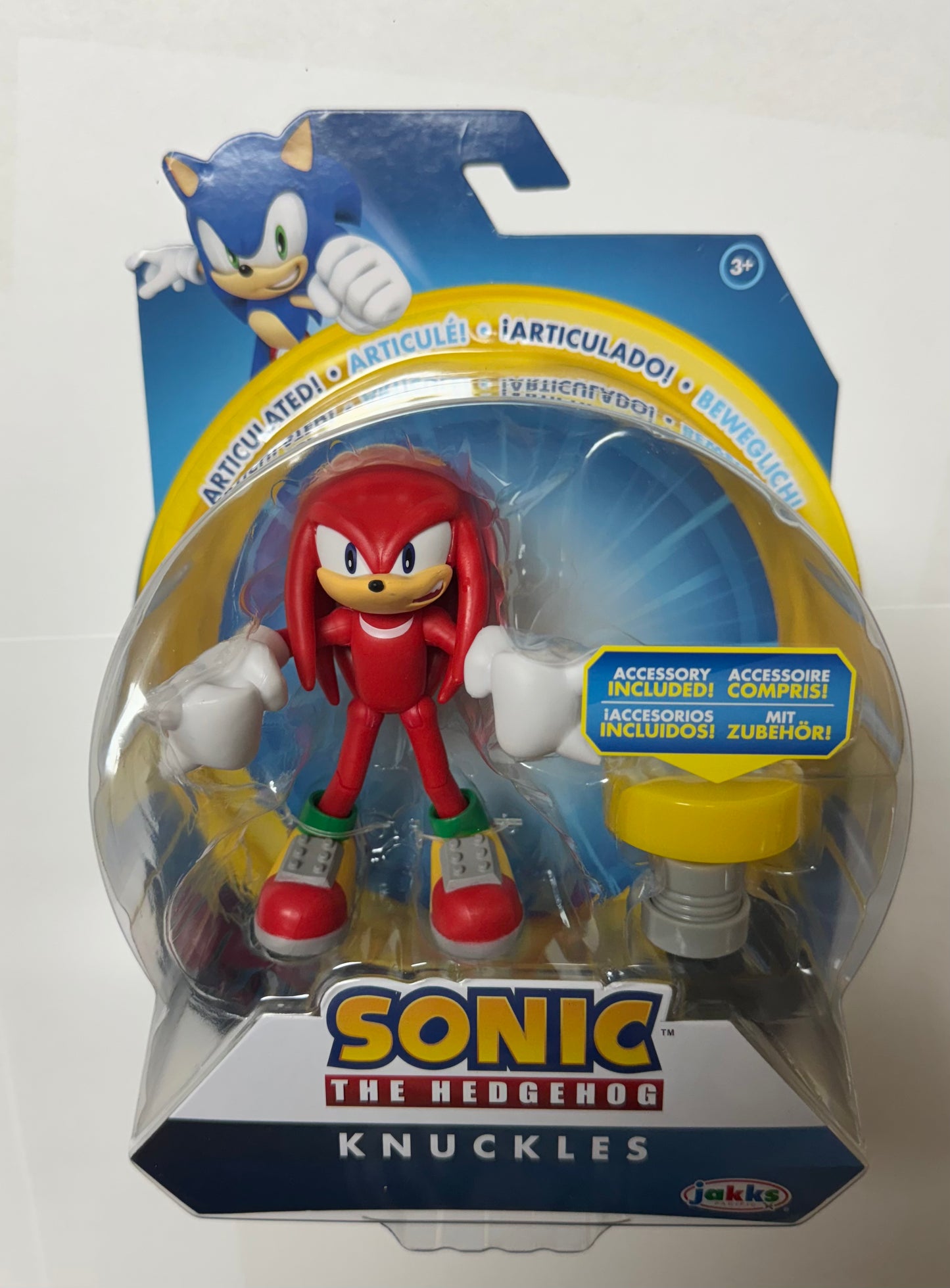 Jakks Sonic 4" Inch Articulated Figure Knuckles