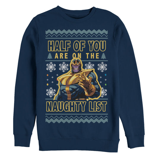 Men's Marvel Thanos Ugly Sweater Sweatshirt