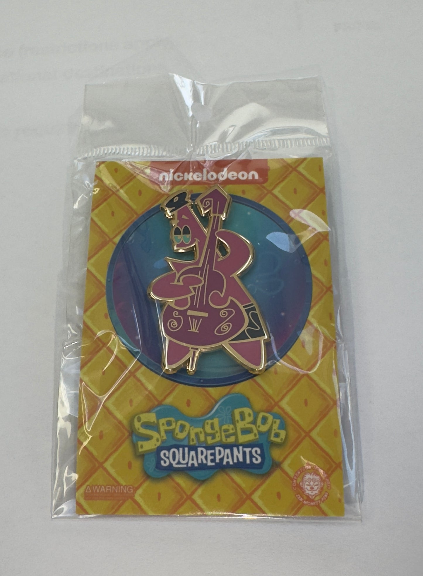 Zen Monkey Studios Spongebob Squarepants Patrick Star Jazz Soft Enamel Pin