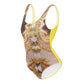 General Kalina Lakkari Kawieshan Warriors Yellow One-Piece Swimsuit