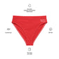 Kawieshan Warriors Red High-waisted Bikini Bottom