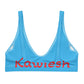 Kawieshan Warriors Red White and Blue Padded Bikini Top