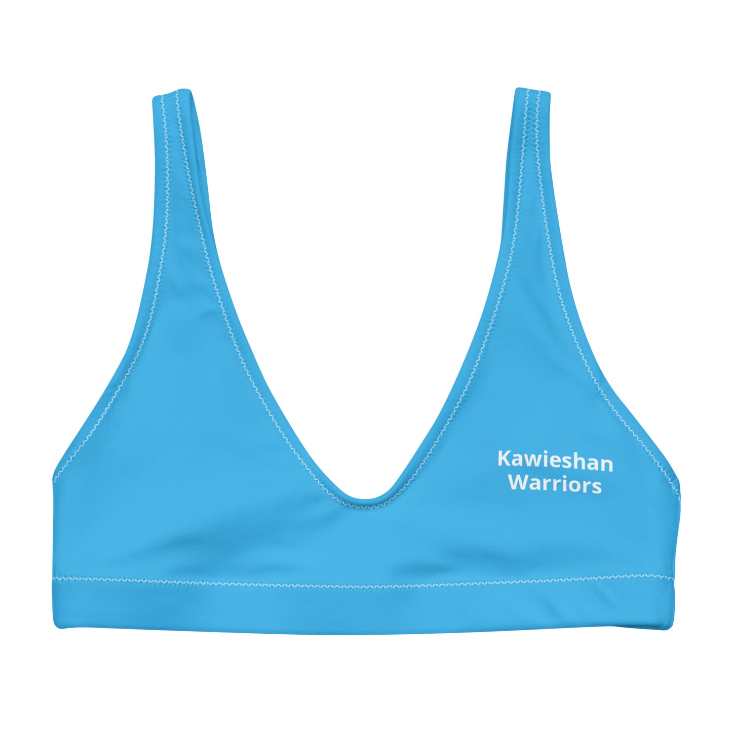 Kawieshan Warriors Red White and Blue Padded Bikini Top