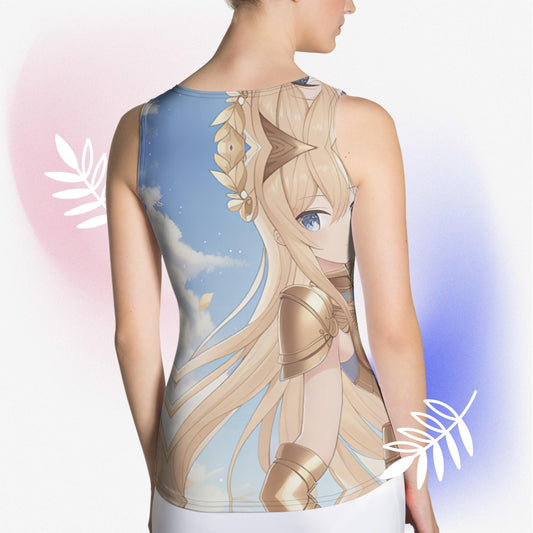 Athena goddess of War Death of No Deity Sublimation Cut & Sew Tank Top