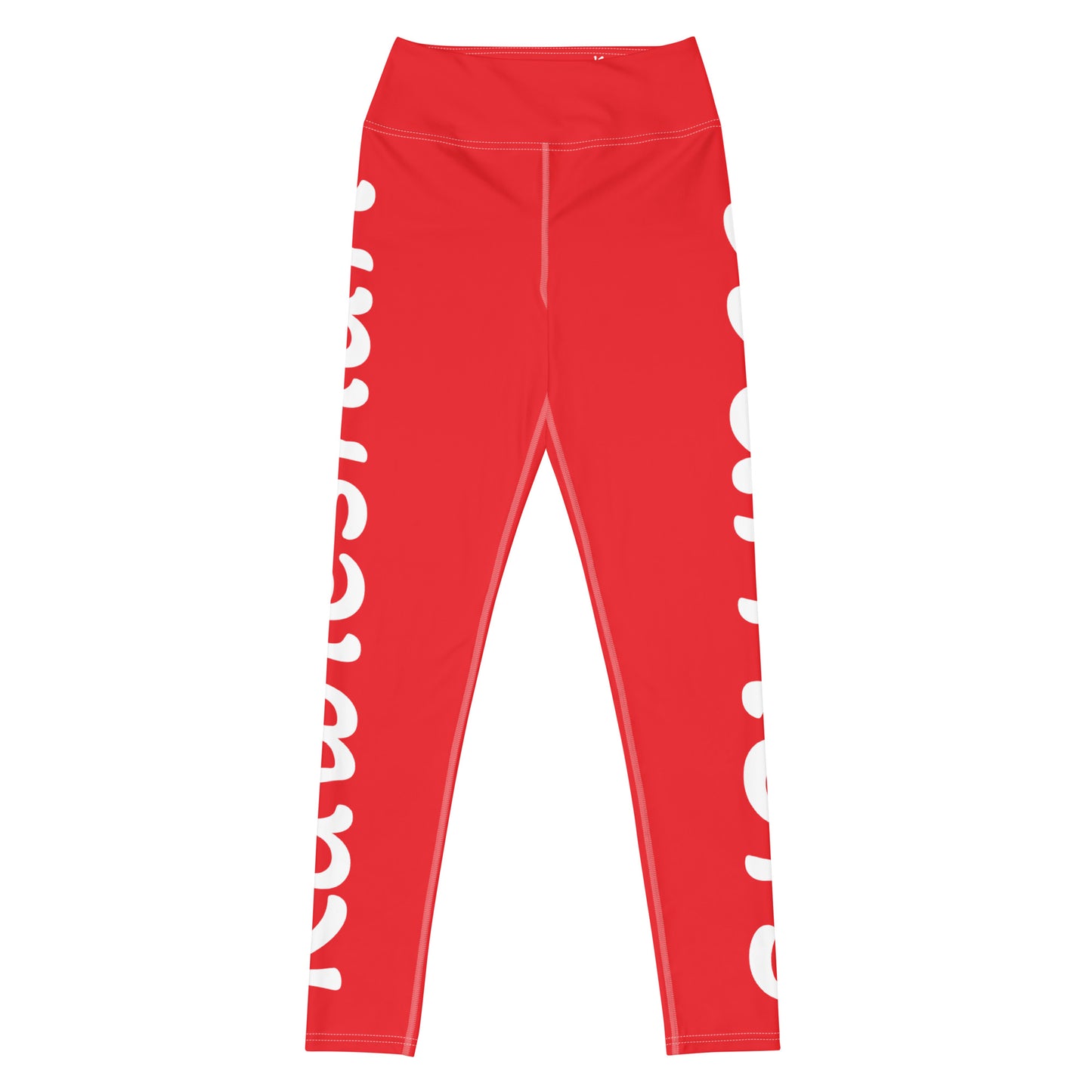 Kawieshan Warriors Red and White Yoga Leggings