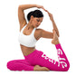Kawieshan Warriors Pink and White Yoga Leggings
