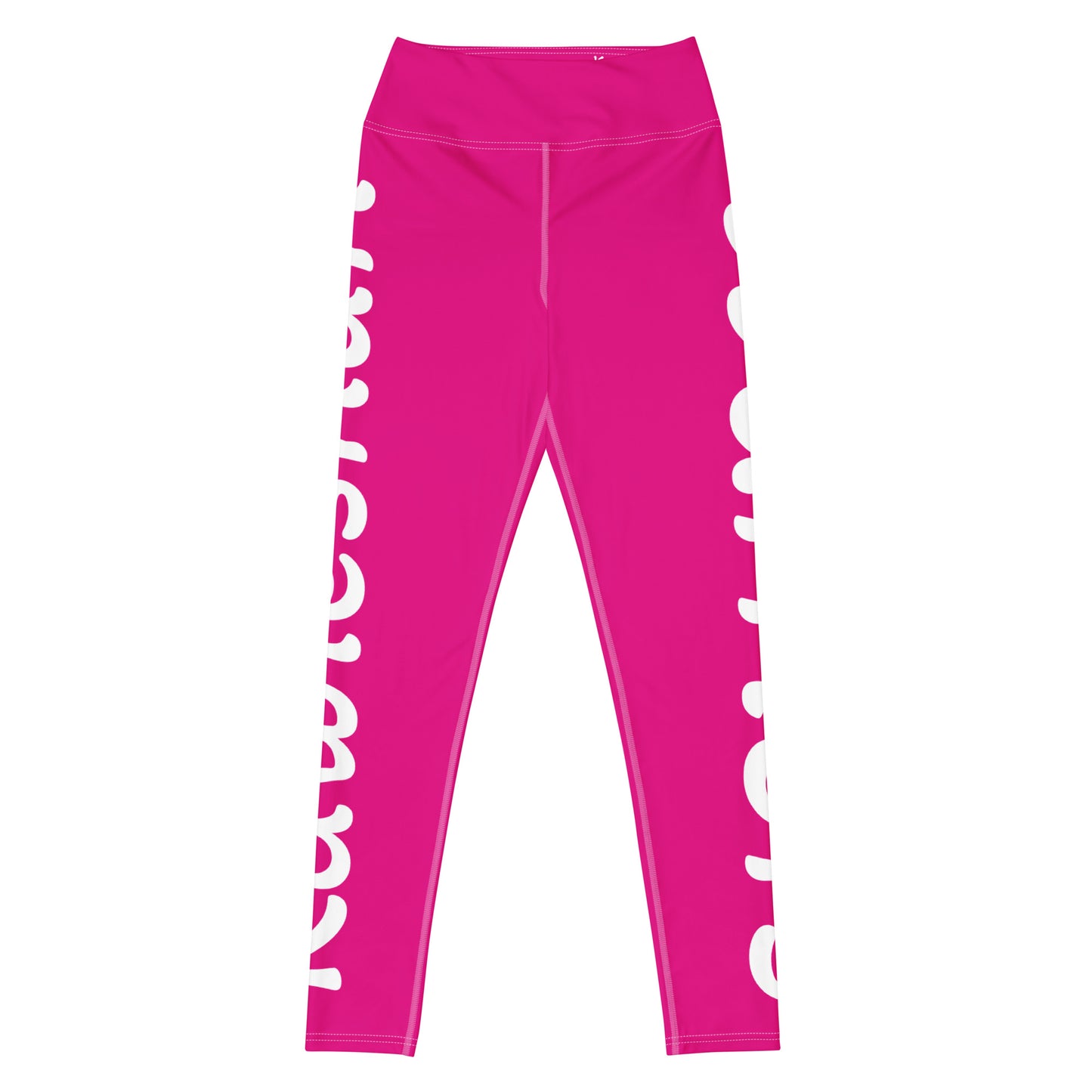 Kawieshan Warriors Pink and White Yoga Leggings