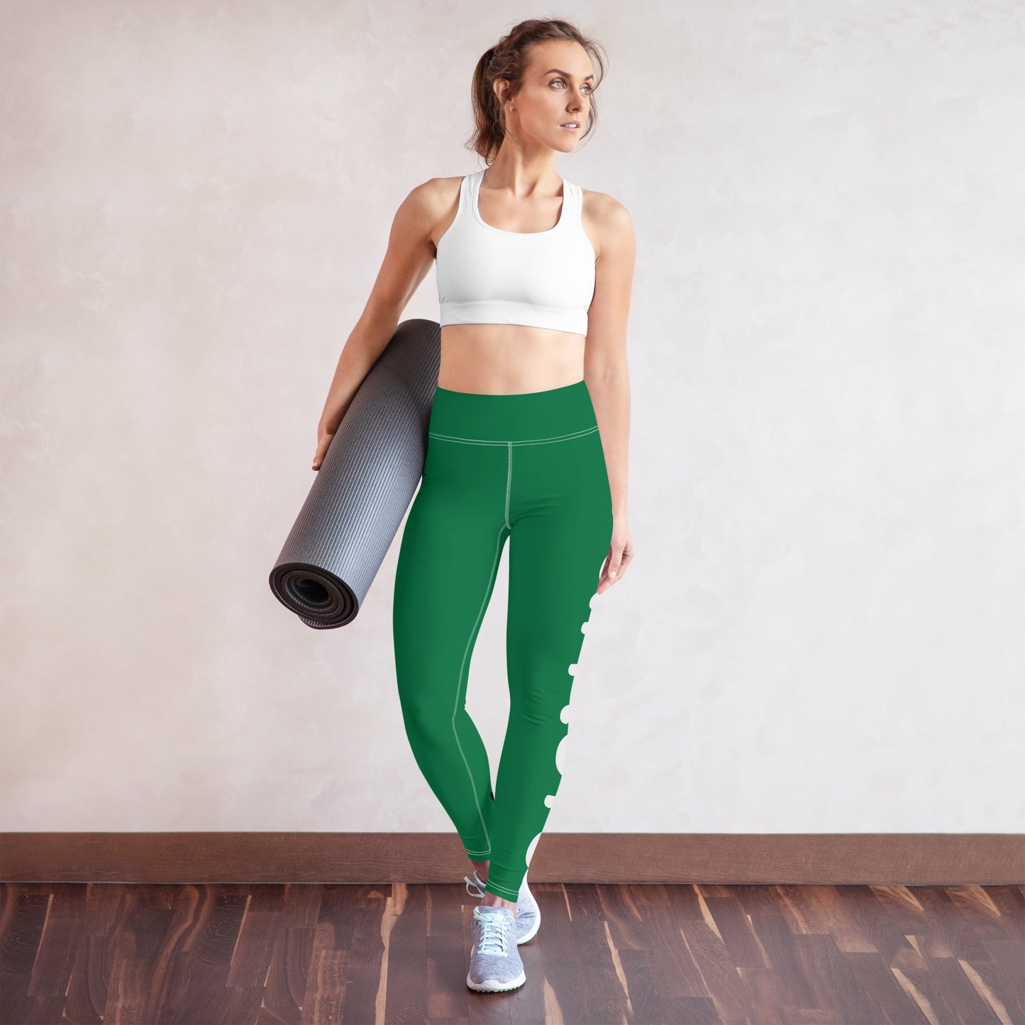 Kawieshan Warriors Green and Grey Yoga Leggings