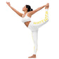Kawieshan Warriors White and Yellow Yoga Leggings