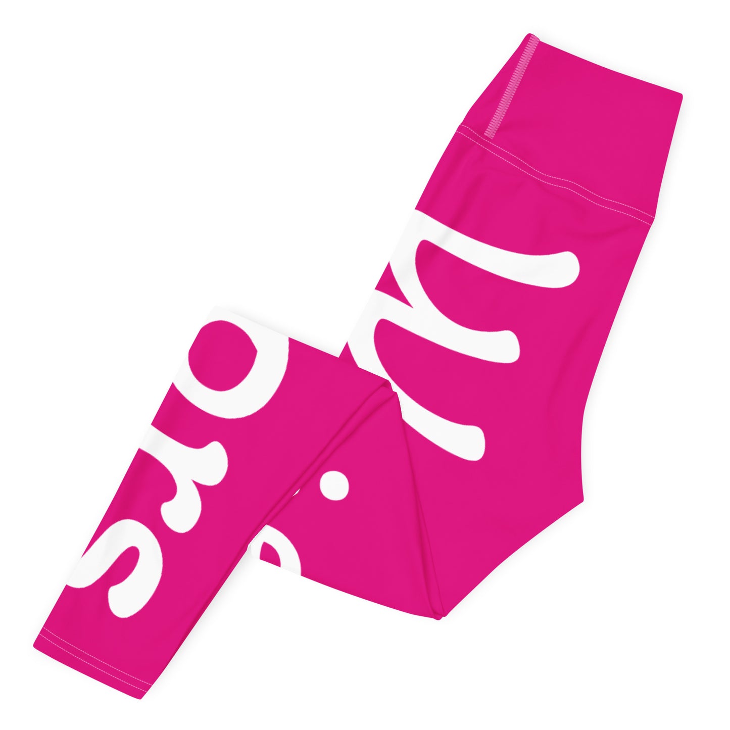 Kawieshan Warriors Pink and White Yoga Leggings