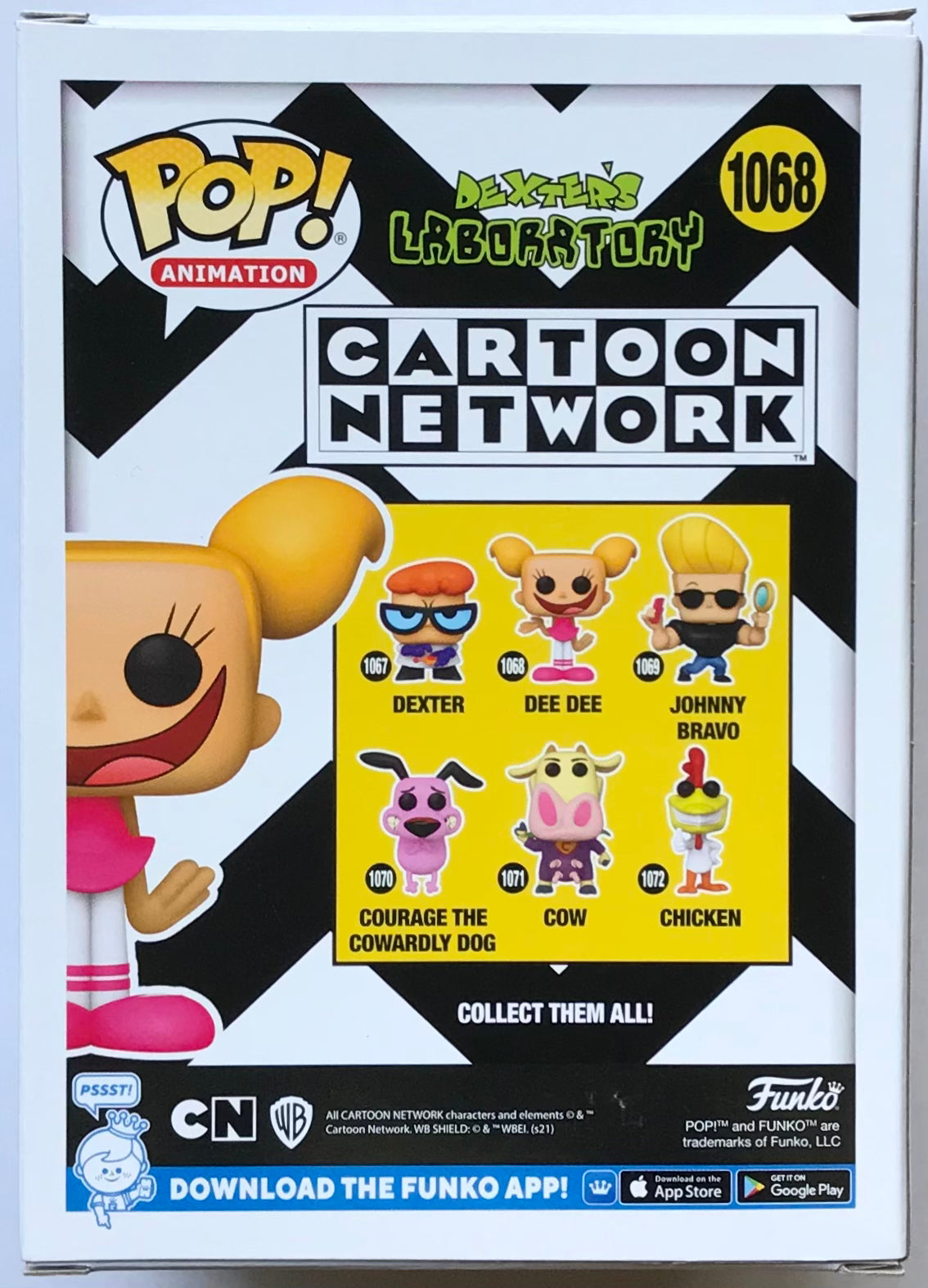 Dexter's Laboratory Dee Dee Pop! Vinyl Figure Cartoon Network 1068