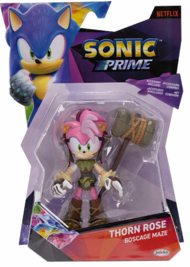 (Provisional Pre-Order) Jakks Netflix Sonic Prime 5" In Figure Thorn Rose Sonic New Yoke City BUNDLE/LOT