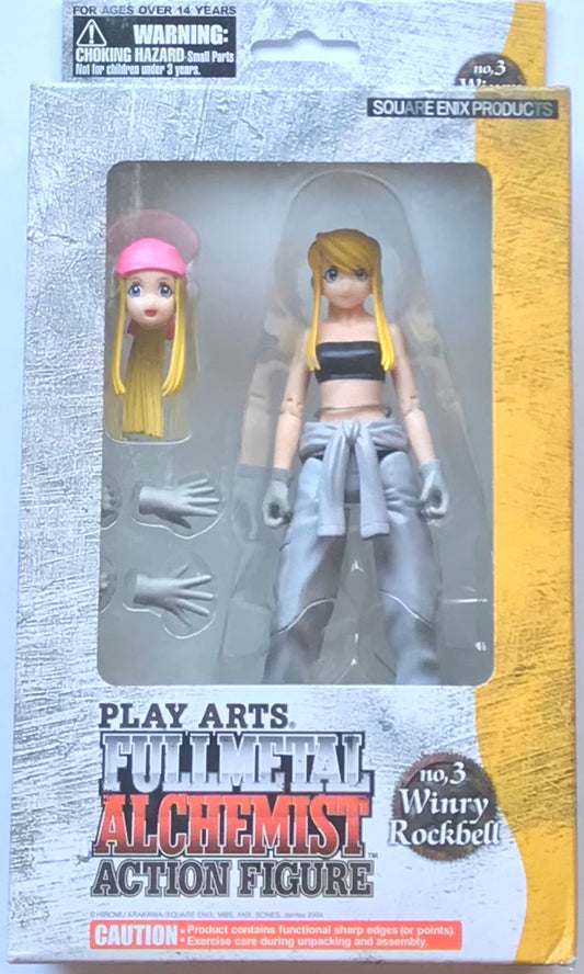 Play Arts Fullmetal Alchemist Winry Rockbell Action Figure