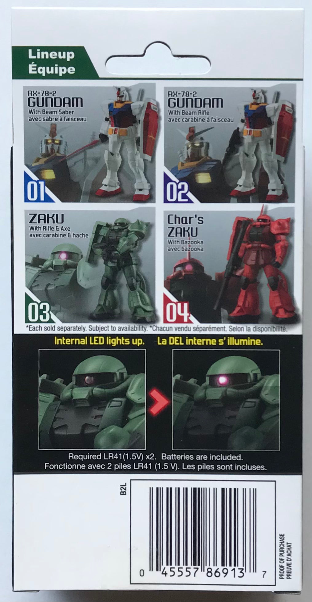 Gundam Ultimate Luminous Zaku with Rifle & Axe