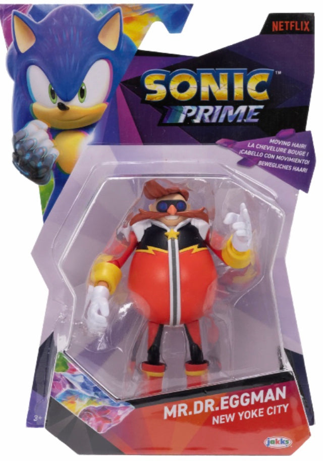 (Provisional Pre-Order) Jakks Netflix Sonic Prime 5" In Figure Tails Nine Mr. Dr. Eggman New Yoke City BUNDLE/LOT