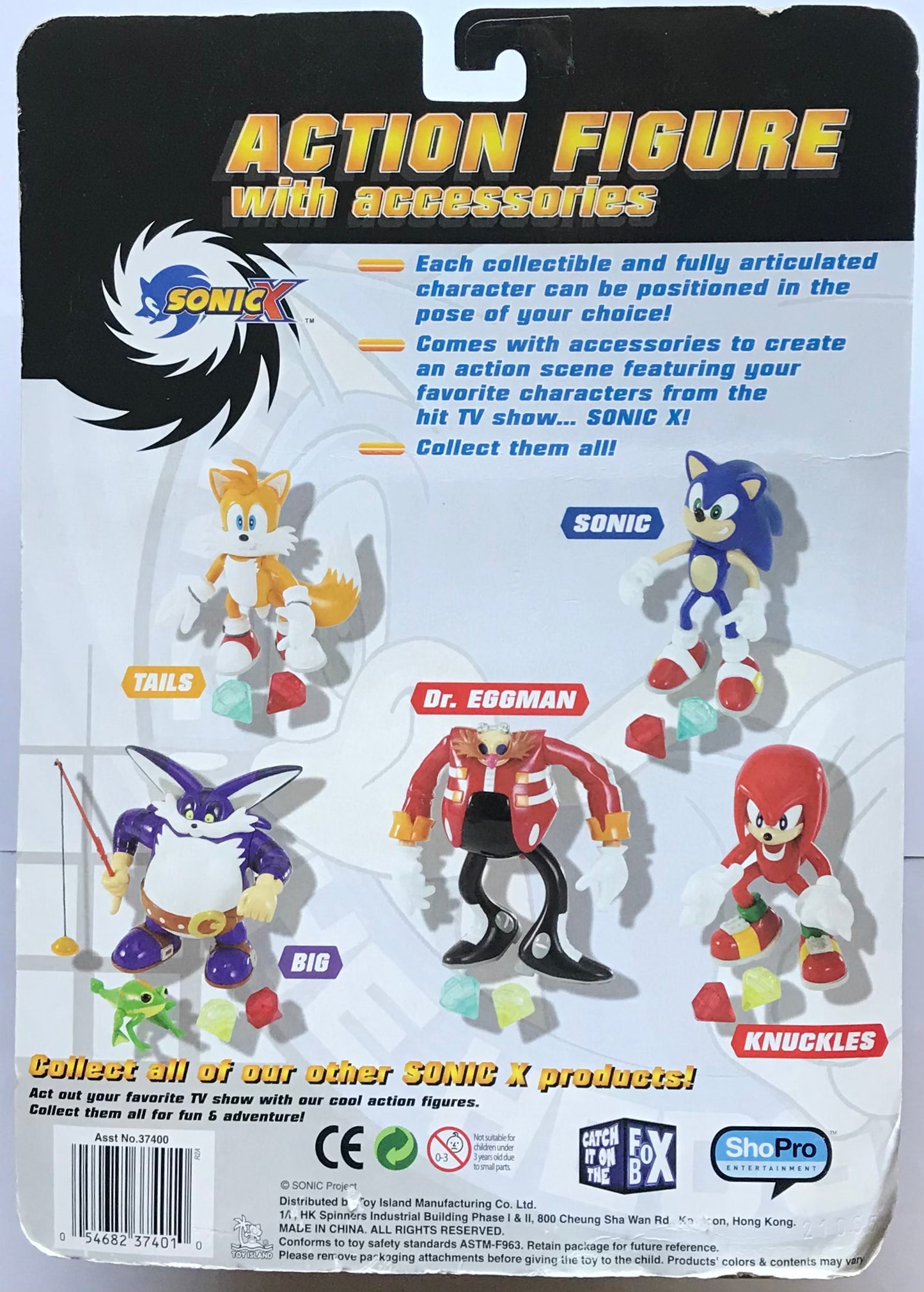 Toy Island Metal Force Sonic X Shadow Action Figure – Cam-Arts