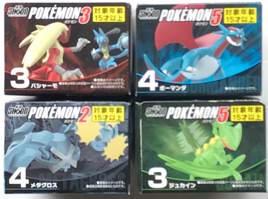 Pokémon Shodo Bandai 3" Inch Figure Set Hoenn Region BUNDLE/LOT