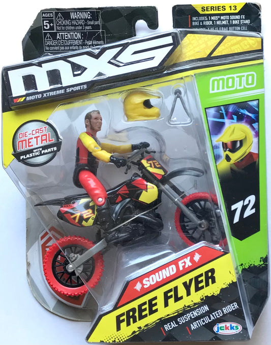 Jakks MXS Moto Extreme Sports Sound FX 72 Rodrigo Free Flyer Action Figure