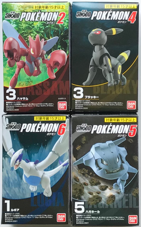 Pokémon Shodo Bandai 3" Inch Figure Set Johto Region BUNDLE/LOT