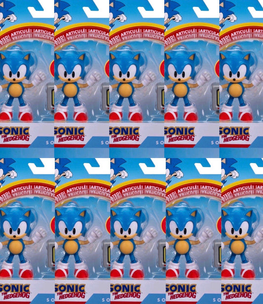(Pre-Order) Jakks Sonic 4" Inch Articulated Sonic Figures Wave 12 Sonic x10 BUNDLE/LOT