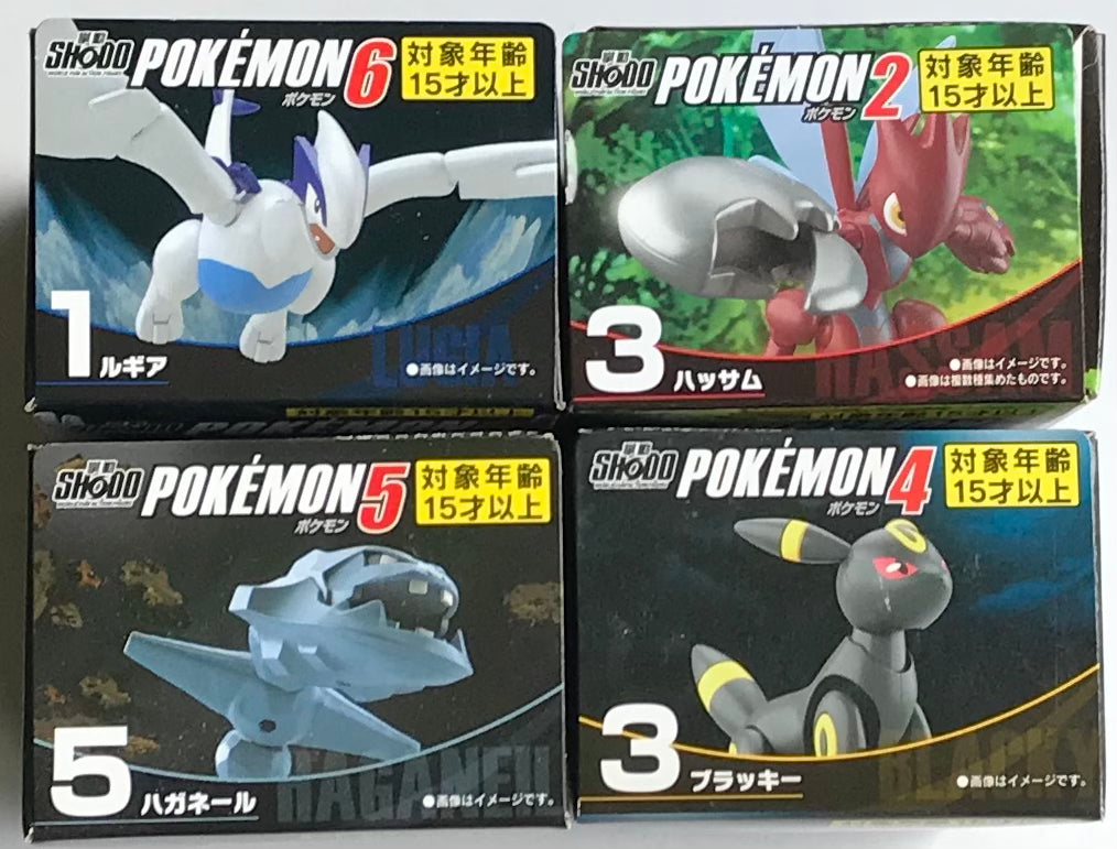 Pokémon Shodo Bandai 3" Inch Figure Set Johto Region BUNDLE/LOT