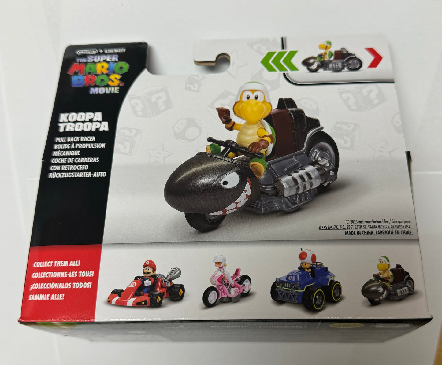 Jakks Super Mario Bros. The Movie. Koopa Troopa 2.5" Inch Racer Figure