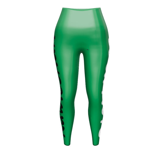 Kawieshan Warriors Green and Grey Yoga Leggings