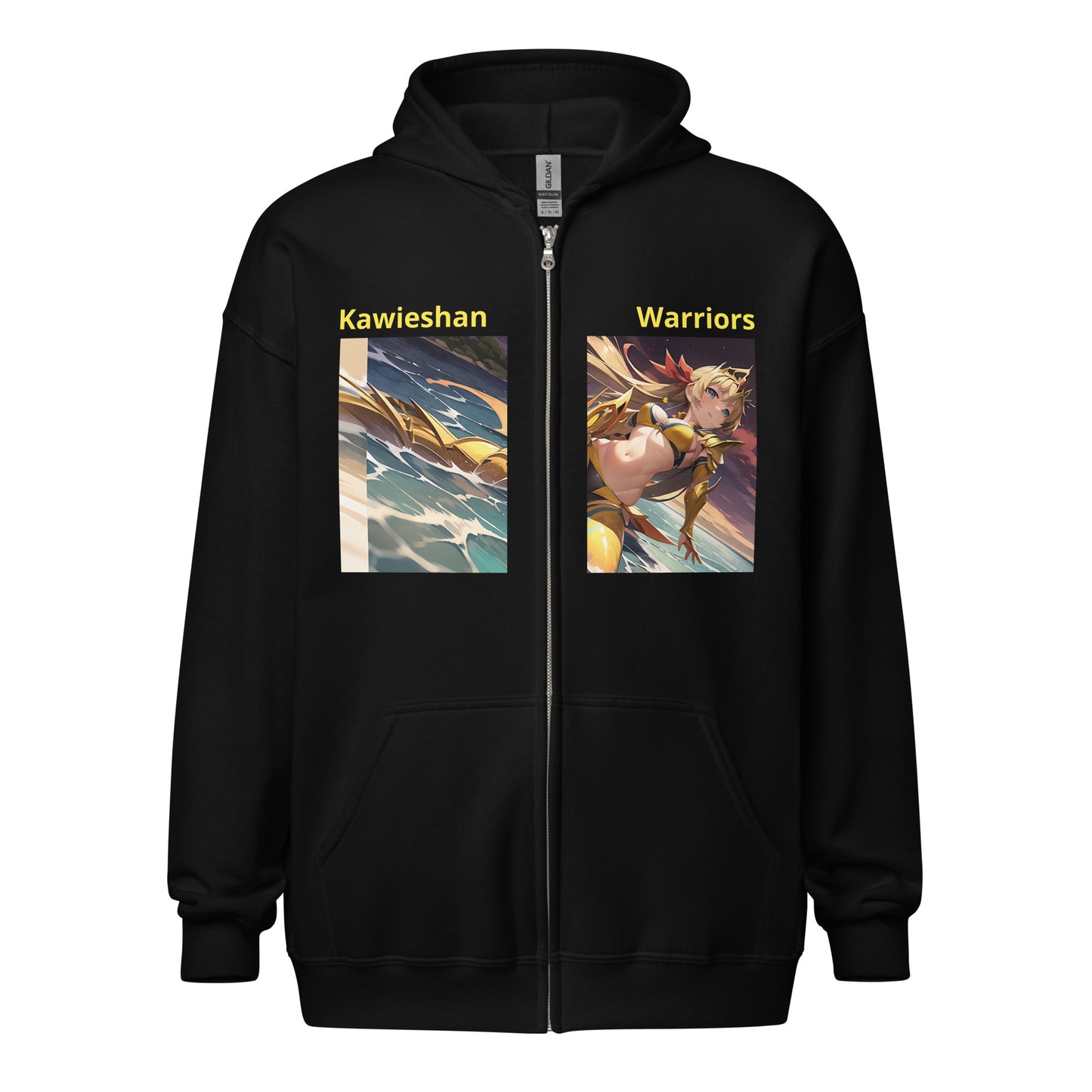 Kawieshan Warriors 'December Tides' Heavy Blend Zip Hoodie