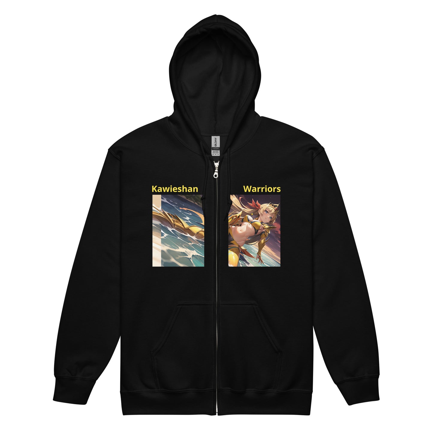 Kawieshan Warriors 'December Tides' Heavy Blend Zip Hoodie