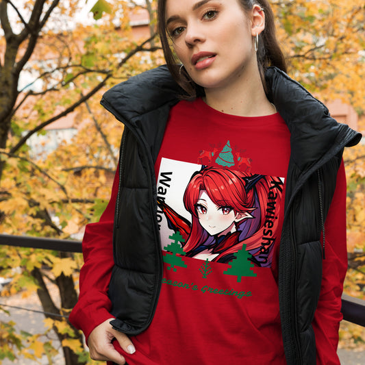 Kawieshan Warriors Princess Ava Ainsworth 'Season's Greetings' Long Sleeve Christmas Tee