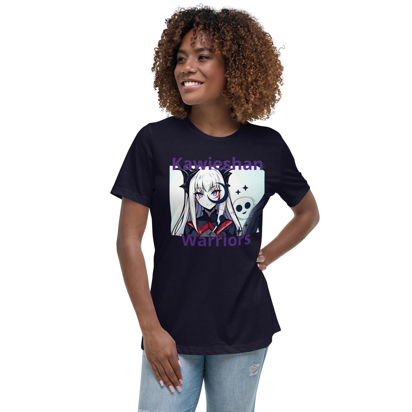 Kawieshan Warriors Lieutenant Kiera Quill Women's Relaxed Halloween T-Shirt