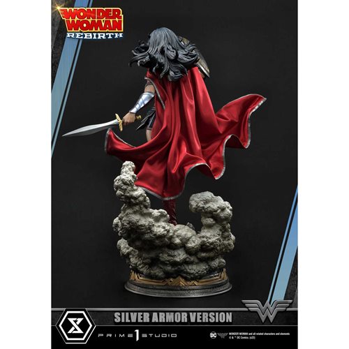 Wonder Woman Rebirth Silver Armor Version Museum Masterline 1:3 Scale Limited Edition Statue 350 Made (Pre-Order)