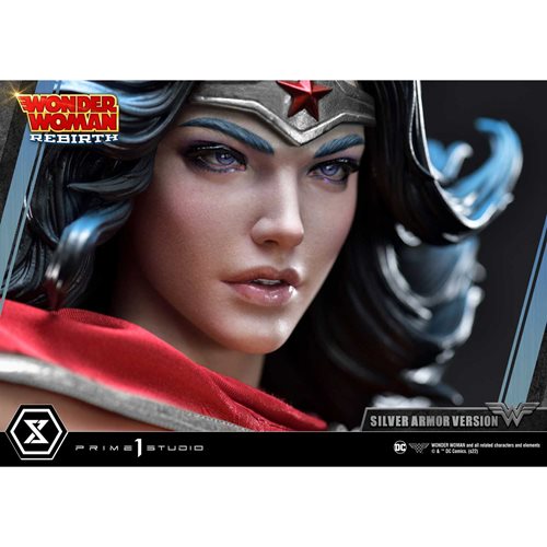 Wonder Woman Rebirth Silver Armor Version Museum Masterline 1:3 Scale Limited Edition Statue 350 Made (Pre-Order)