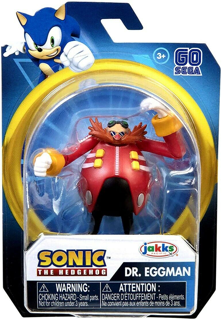 Jakks Sonic 2.5" Inch Articulated Figure Wave 2 Dr. Eggman