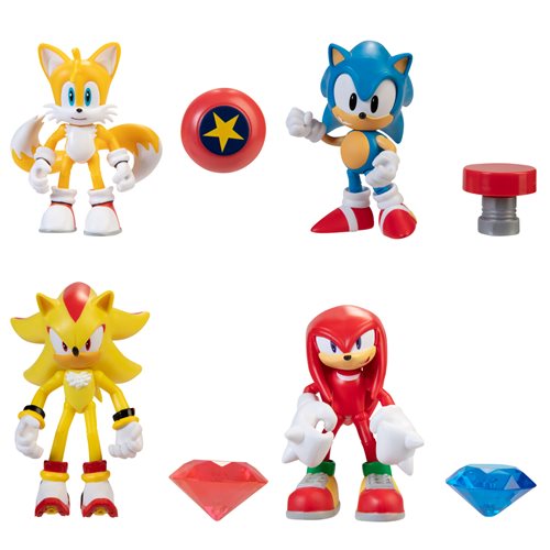 Jakks Sonic 4" Inch Articulated Sonic Figures Wave 4 BUNDLE/LOT