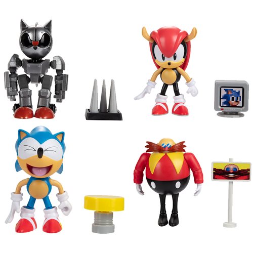 Jakks Sonic 4" Inch Articulated Sonic Figures Wave 5 BUNDLE/LOT