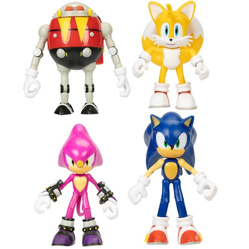 Jakks Sonic 4" Inch Articulated Sonic Figures Wave 9 BUNDLE/LOT (Pre-Order)
