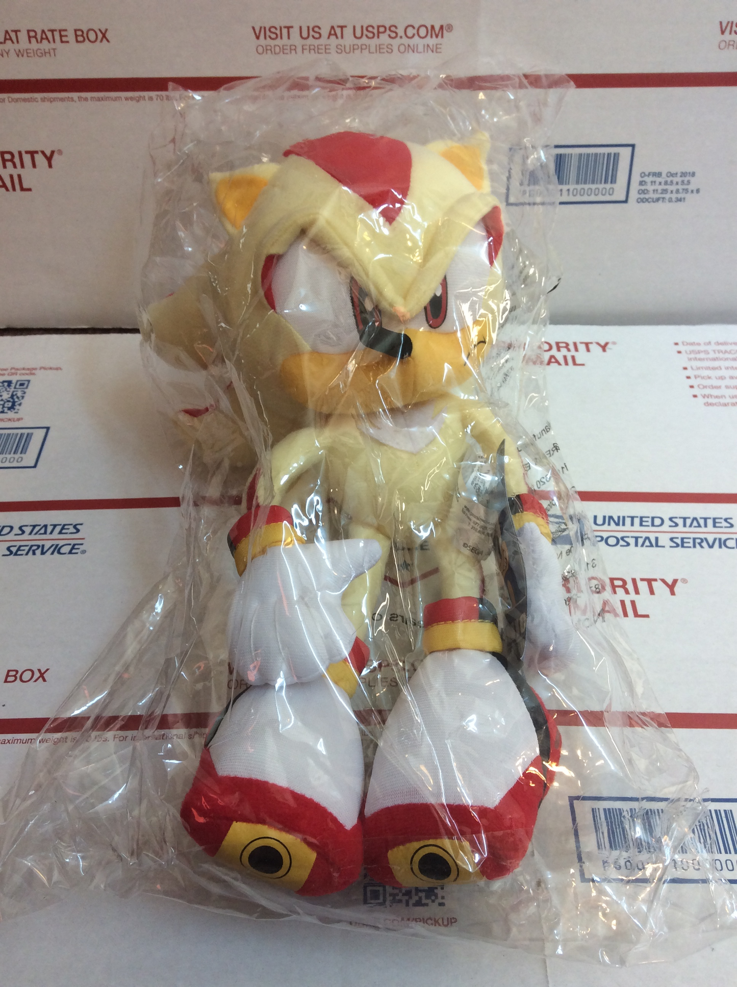 Super Shadow 12" Inch Plush Great Eastern Entertainment Sonic the Hedgehog