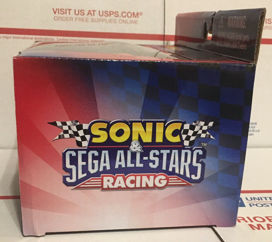 Jazwares 3" Inch Sonic and Sega All-Stars Racing Knuckles Action Figure With Quad
