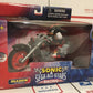 Jazwares 3" Inch Sonic and Sega All-Stars Racing Shadow Action Figure With Motorcycle