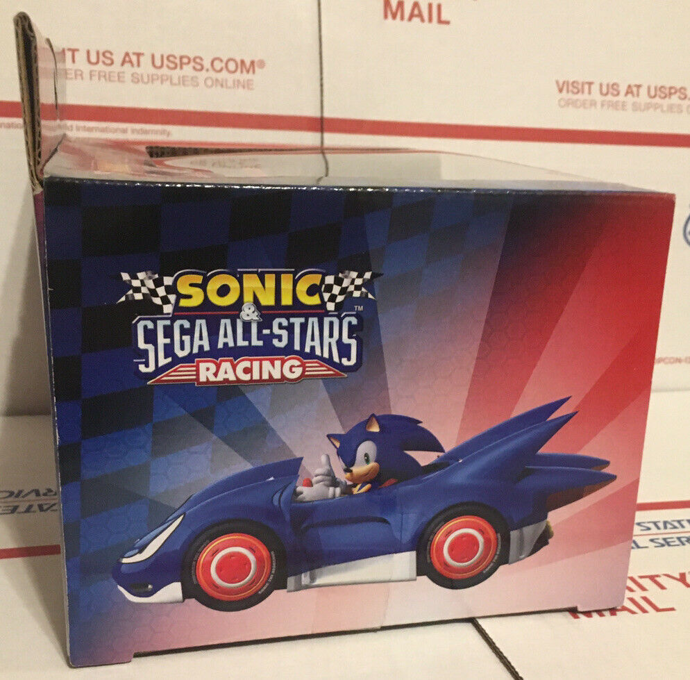 Jazwares 3" Inch Sonic and Sega All-Stars Racing Shadow Action Figure With Motorcycle