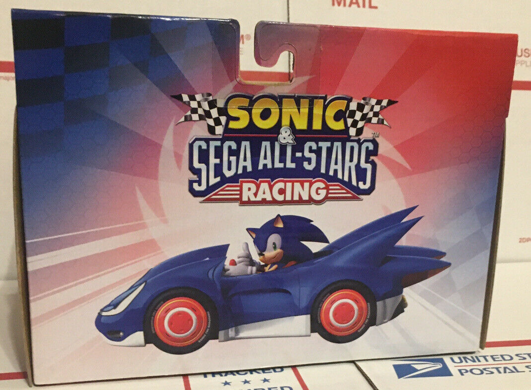 Jazwares 3" Inch Sonic and Sega All-Stars Racing Shadow Action Figure With Motorcycle