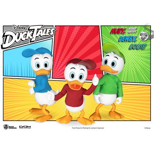 DAH-069 DuckTales Huey, Dewey, and Louie Dynamic 8-ction Heroes Action Figure Set (Pre-Order)